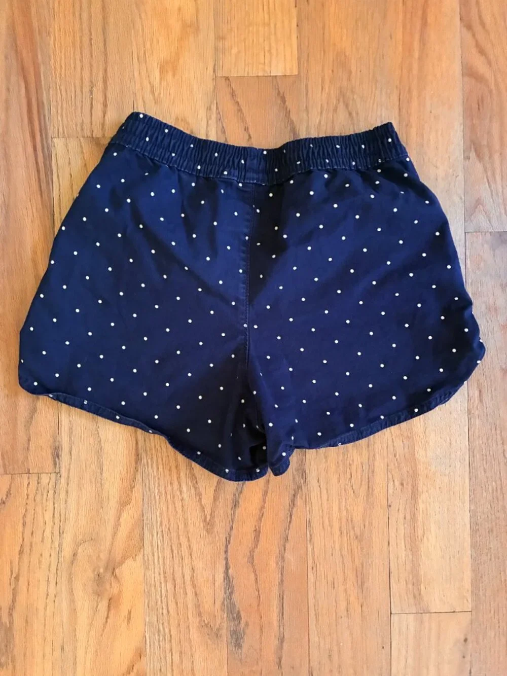 Gap Kids Girls Navy Polka Dot Dolphin Shorts Medium 8